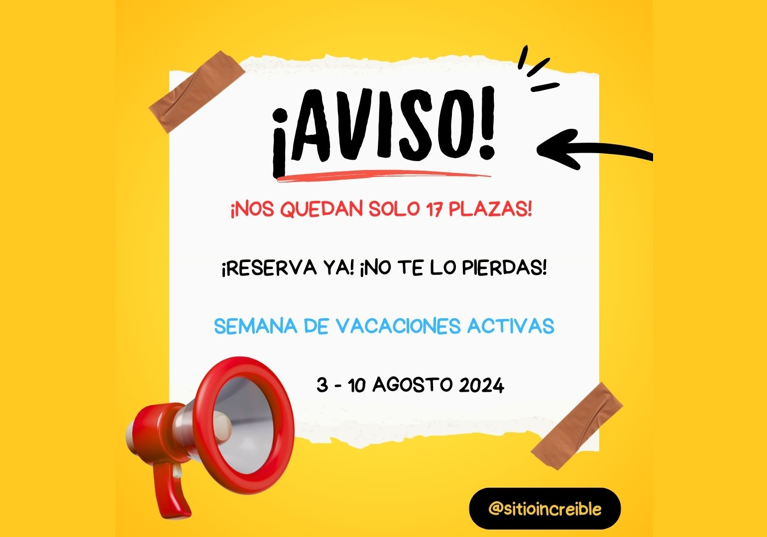 Vacaciones Activas ASM Región de Murcia 2024